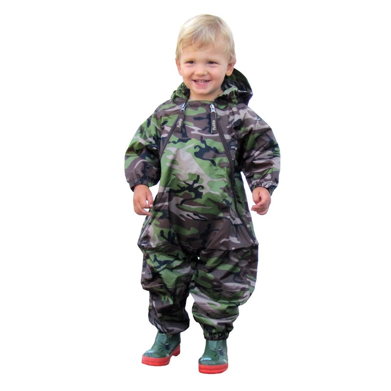 Tuffo Toddler Boys' Muddy Buddy Coveralls, Camouflage, 5T - Image 1